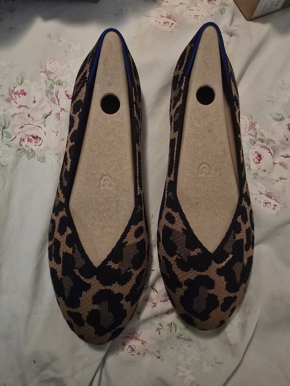 Rothys The Daily Flat Sable Spot Leopard Print